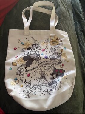 Tokyo Disneyland Pirates of the Caribbean sparkly tote